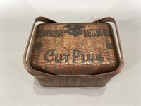 Antique Union Leader Cut Plug Tobacco Tin