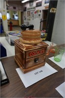 McCoy pattern cookie jar-coffee grinder, some