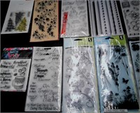 Large Stamp & Die Lot Crafting Supplies : Ink +