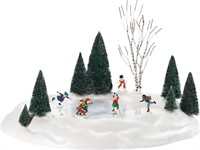 Department 56 New Animated Skating Pond