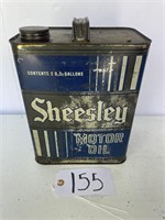 Sheesley Can Motor Oil