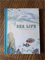 Adult Coloring Book Hard Back New - Sea Life