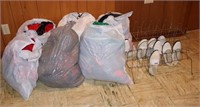 Bags of Clothing, Belts, Shoe Racks+