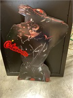 Cardboard Catwoman poster 28 inches tall