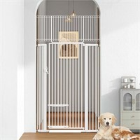 Extra Tall 72" Baby Gate With Cat Door