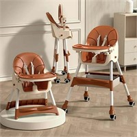 Otufan Baby High Chair 4-in-1 Baby Feeding Chair w