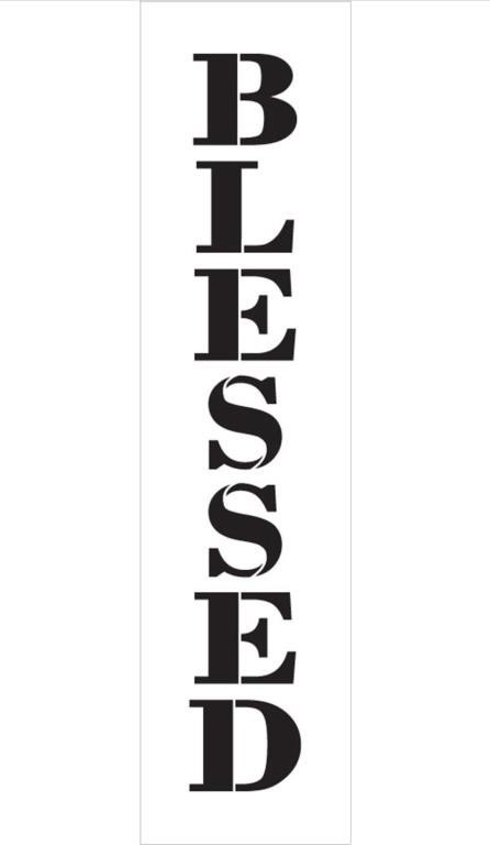 (new)Blessed - Farmhouse Serif - Vertical - Word
