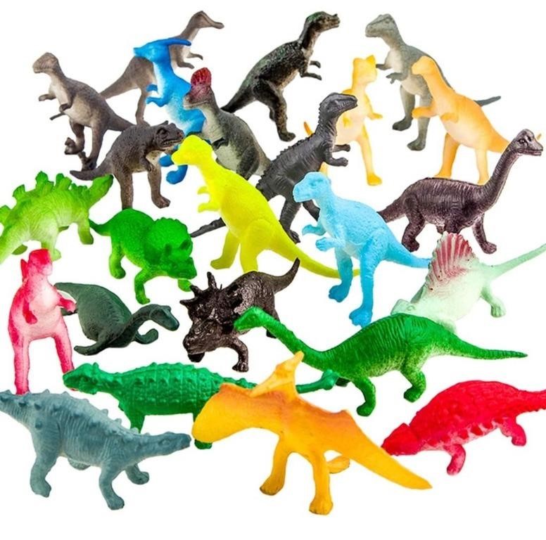 (new) Dinosaur Figure,24 Piece Mini Dinosaur Toy