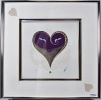 Limited Edition Lithograph, "Heart 1 Purple", Erte