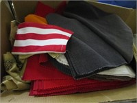 Box Full Of Cloth Napkins,Table Cloths,Ect