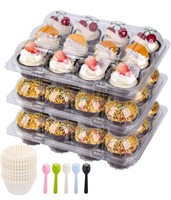 New AUKUS (12 packs X 12 sets Cupcake Containers,