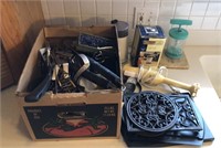 Kitchen Utensils, Handheld Mixer, Trivets Lot