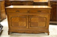 French Mahogany Parquetry Cabinet.