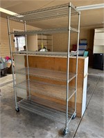 Metal Wire Rolling Storage Rack