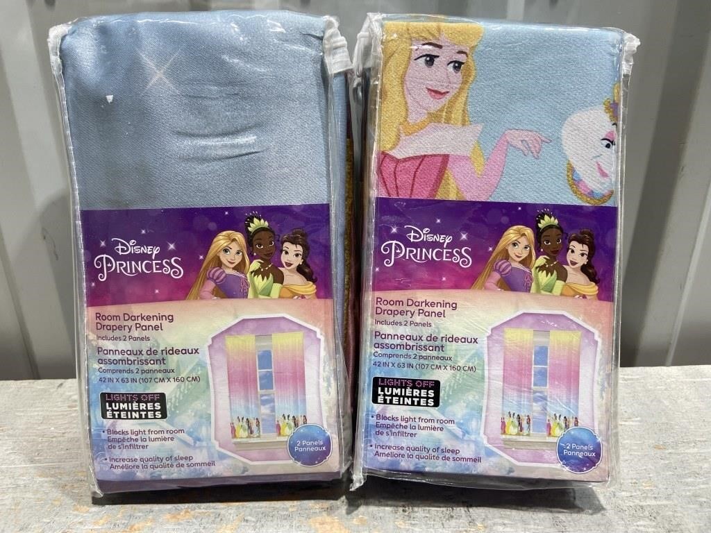 2 - 2 Panel Princess Curtain Panels