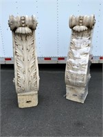 Pair of Large Decorative Corbels - Damage (No Ship