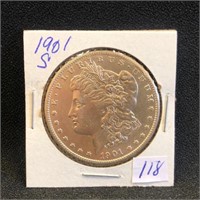 1901S Morgan Dollar