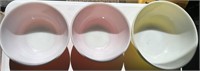 Three Pyrex Mixing Bowls