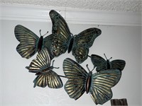mcm  Butterflies Metal Wall Hanging Decor