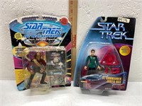 Star Trek Action Figures in packaging.