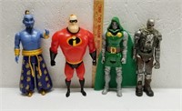 Lot of 4 Action Figures 12in