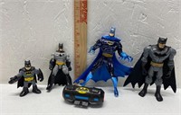 Batman Action Figures Lot. 4 in. Spinmaster
