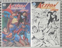 EXx2: 2 Action Comics #1000 (2018) JURGENS' SET