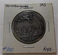 1 German Nurnberg Thaler Coin