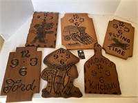 Wood Clock Faces