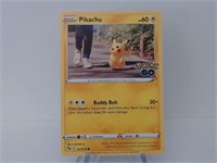 Pokemon Card Rare Pikachu Stamped