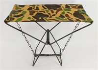Vintage Camo Folding Chair - Excellent Condition