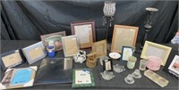 12+/- Candle Holders, 13+/- Picture Frames