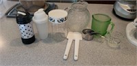 Pitcher- Measuring Cups- Spatulas- Misc.