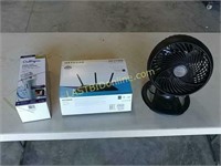 Router, Water Filter, & Fan