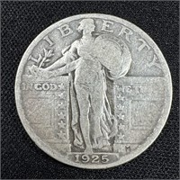 1925 Standing Liberty Silver Quarter