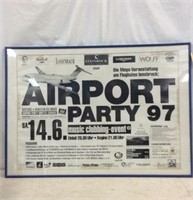 Airport Party 97 Framed Art N8B