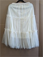 size: 5Women Tulle Long Skirt Spring Summer Solid