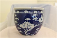 Blue cherry blossom bowl
