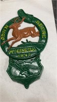 John Deere Cast Iron Wall Hanging