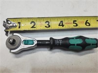 Wera 8000A flex head 1/4" ratchet.