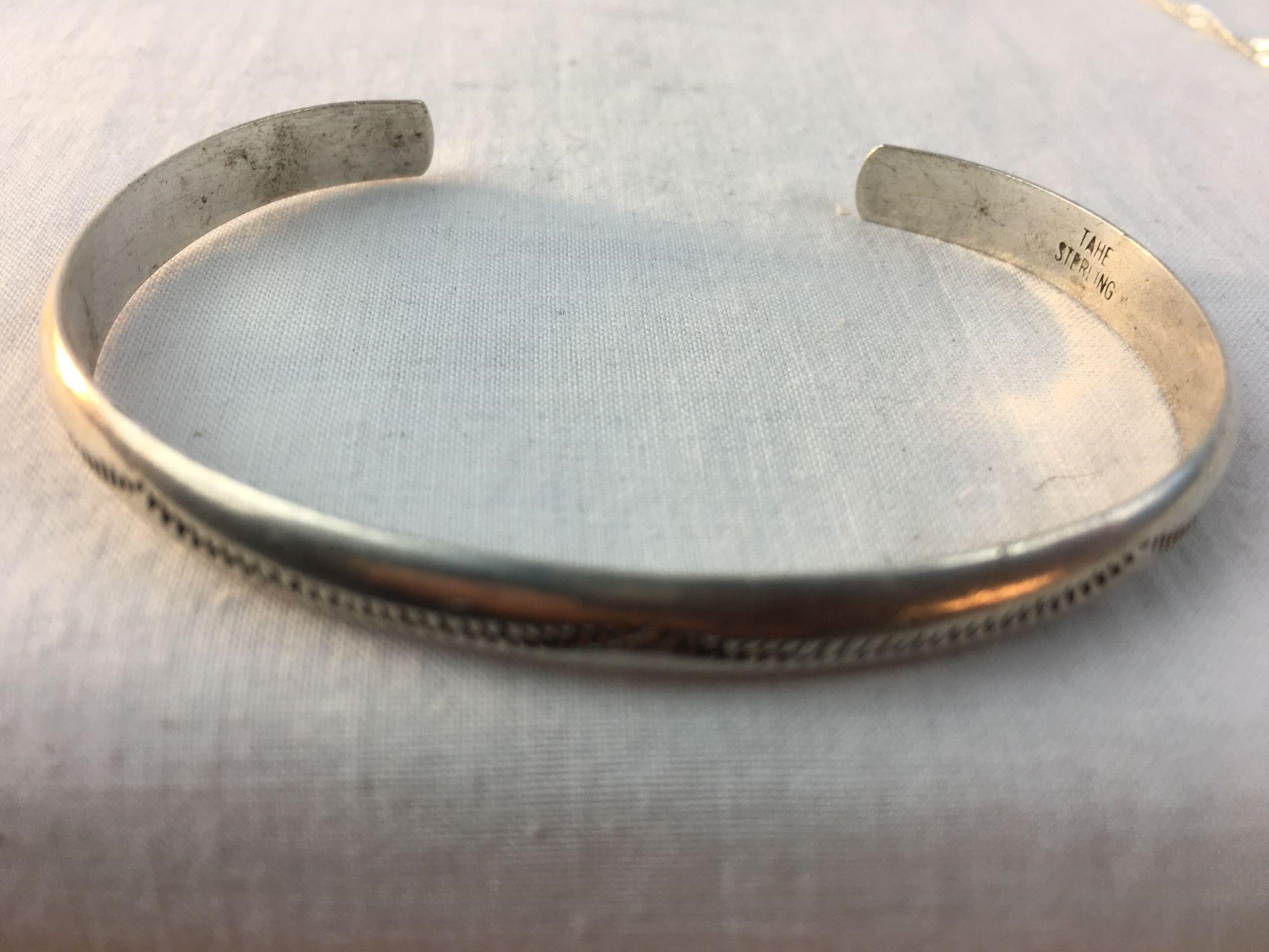 Native Sterling Silver Bangle Bracelet