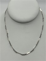 Vintage Sterling Silver Dainty Necklace