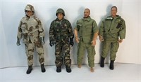 (4) G I JOE ACTION FIGURES