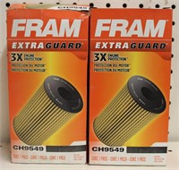 Lot of 2 Fram CH9549 Filters
