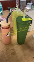 2 ct. Tumblers & 17 oz. Glass Bottle