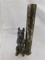 Vintage Fraternity cigar holder with scottie dog