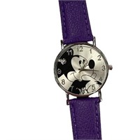Trendy Fun Purple Disney Mickey Mouse Unisex Watch