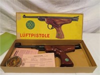 VINTAGE BSF PELLET GUN - ORIG BOX/PAPERWORK