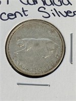 1967 Canada 25 Cent Silver