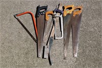 LARGE ASSORTMENT OF HAND SAWS
